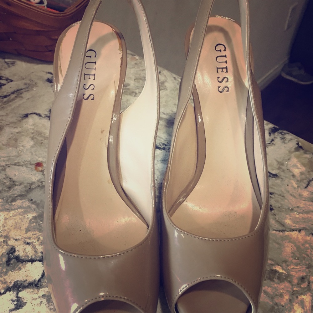 Guess sling backs